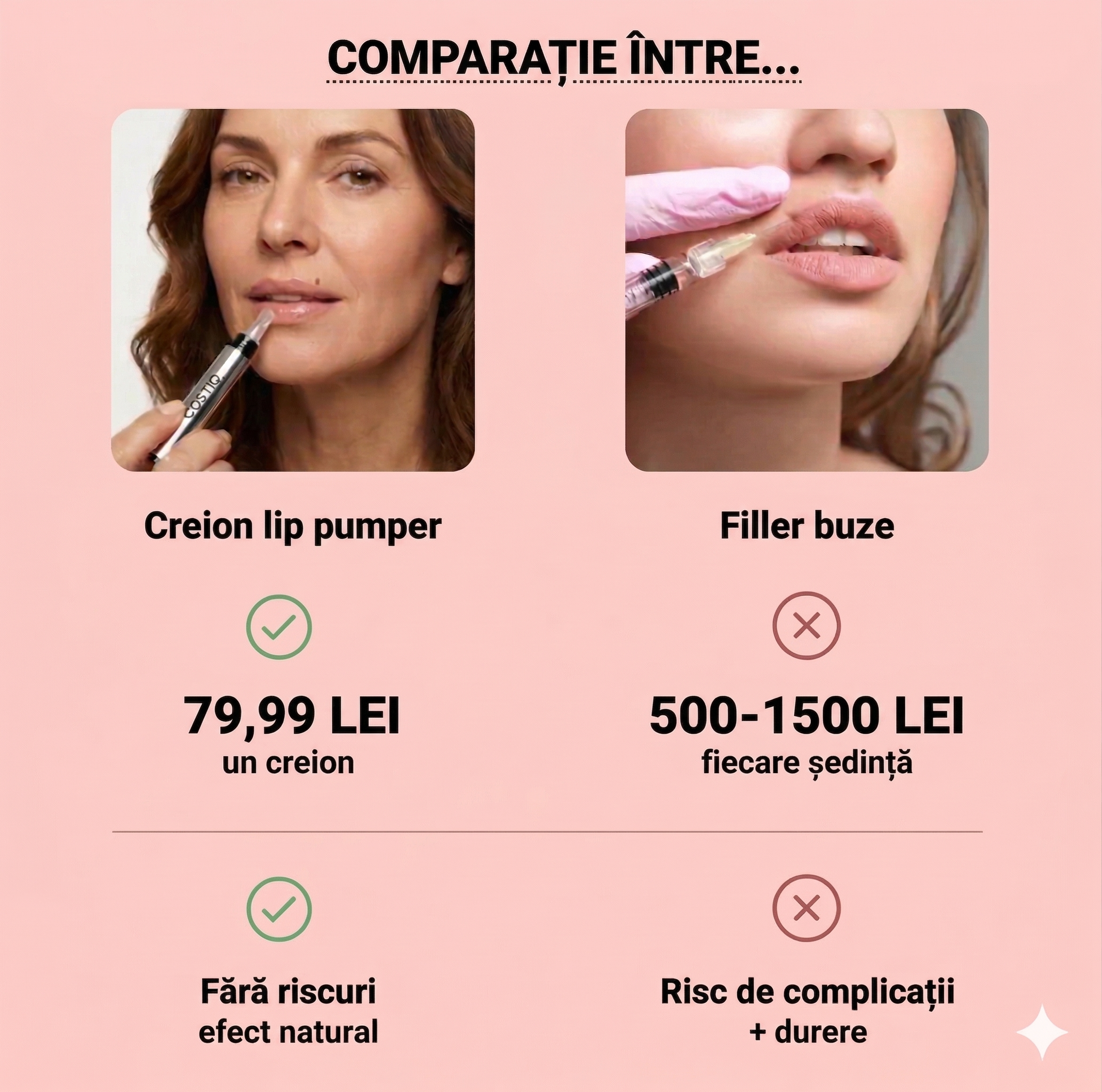 Creion Lip Plumper: Volum pentru buze
