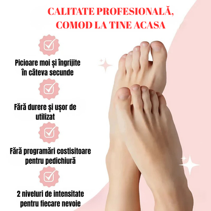 Pilă electrică profesională pentru picioare