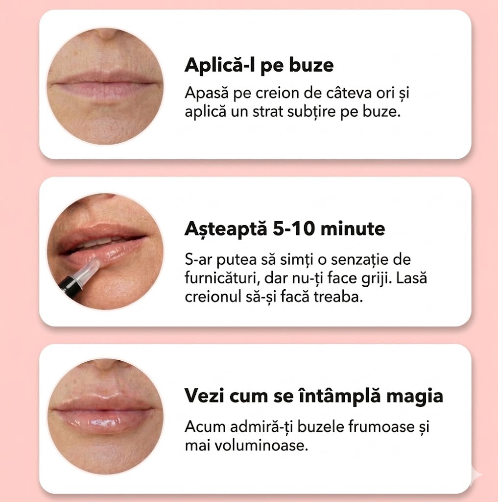 Creion Lip Plumper: Volum pentru buze
